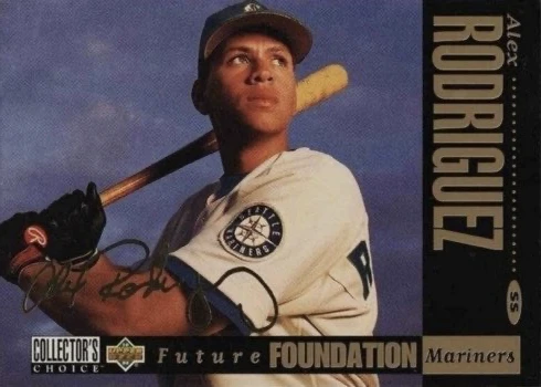 1994 Collector's Choice #647 Gold Signature Alex Rodriguez Baseball Card