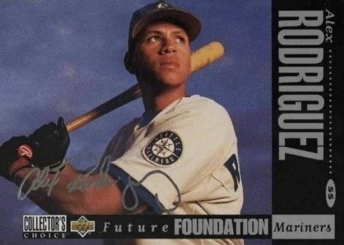 1994 Collector's Choice #647 Silver Signature Alex Rodriguez Baseball Card
