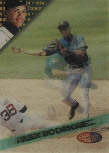 1994 Sportflics 2000 Rookie:Traded #148 Alex Rodriguez Rookie Card Alternate View