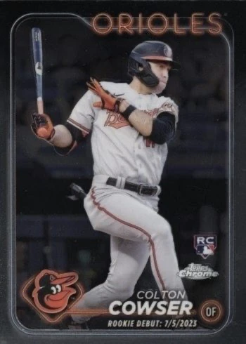 2024 Topps Chrome Update #USC154 Colton Cowser Baseball Card 2024 Topps Chrome Update #USC154 Colton Cowser Baseball Card
