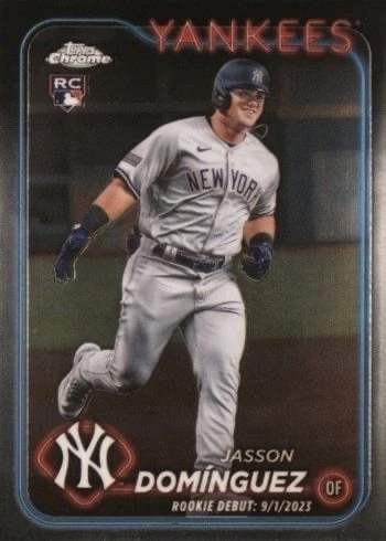 2024 Topps Chrome Update #USC70 Jasson Dominguez Baseball Card 2024 Topps Chrome Update #USC70 Jasson Dominguez Baseball Card