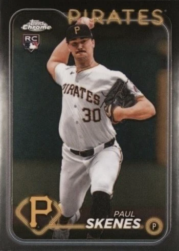 2024 Topps Chrome Update #USC88 Paul Skenes Rookie Card 2024 Topps Chrome Update #USC88 Paul Skenes Rookie Card