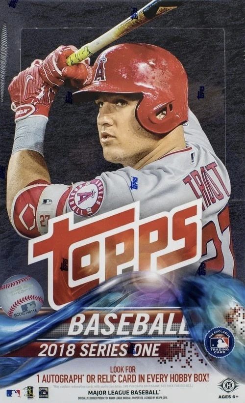Unopened Box of 2018 Topps Baseball Cards