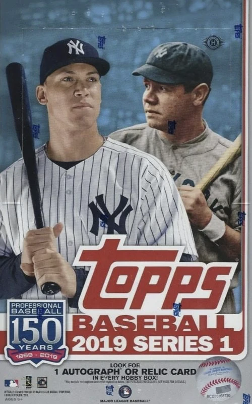 Unopened Box of 2019 Topps Baseball Cards
