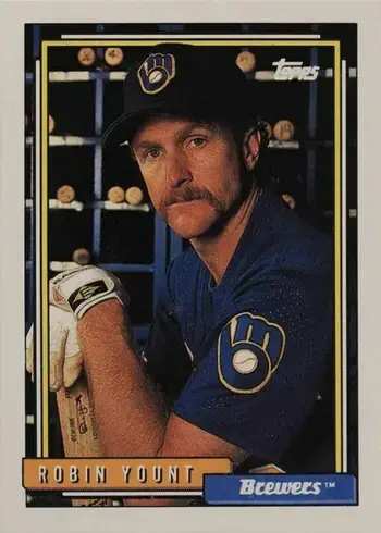 1992 Topps #90 Robin Yount Baseball Card 1992 Topps #90 Robin Yount Baseball Card