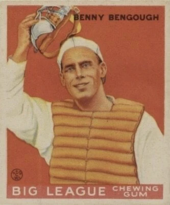 1933 Goudey #1 Benny Bengough Rookie Card
