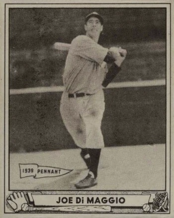 1940 Play Ball #1 Joe DiMaggio Baseball Card