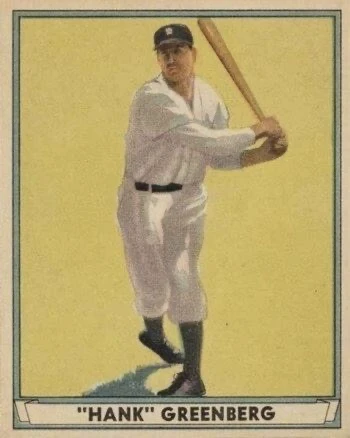 1941 Play Ball #18 Hank Greenberg Baseball Card
