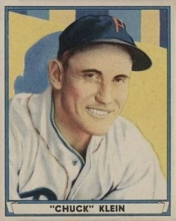 1941 Play Ball #60 Chuck Klein Baseball Card