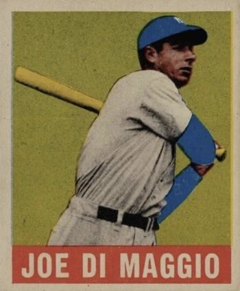 1948 Leaf #1 Joe DiMaggio Baseball Card