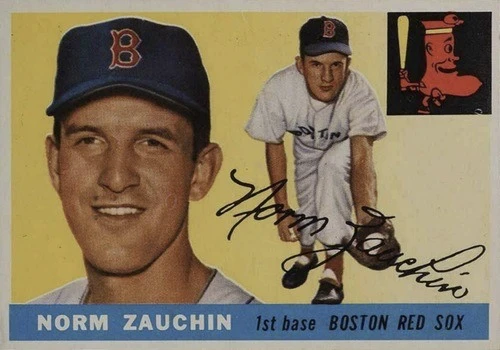 1955 Topps #176 Norm Zauchin Baseball Card