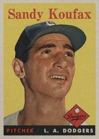 1958 Topps #187 Sandy Koufax Baseball Card