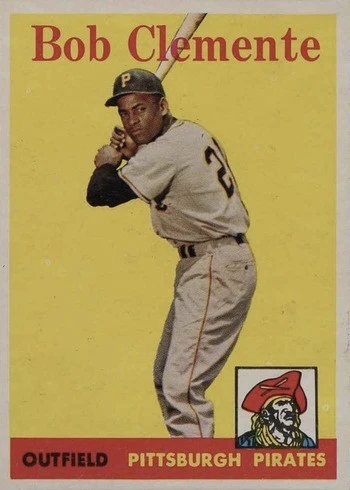 1958 Topps #52 Roberto Clemente Baseball Card