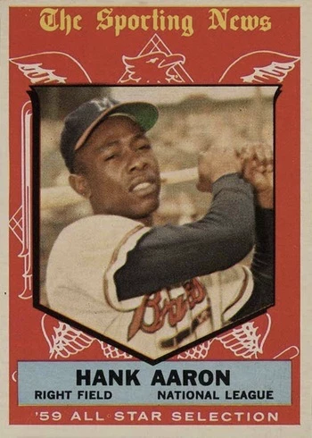 1959 Topps #561 Hank Aaron Baseball Card