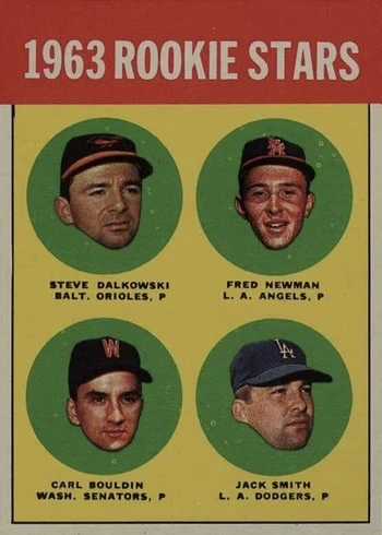 1963 Topps #496 Steve Dalkowski