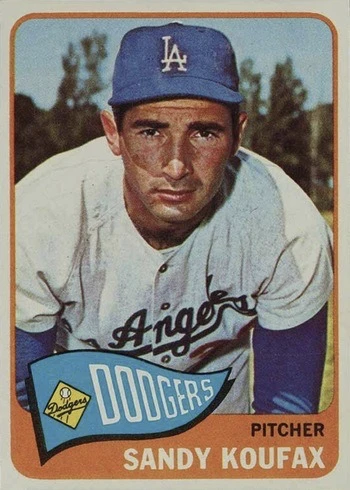 1965 Topps #300 Sandy Koufax Baseball Card