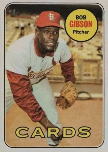 1969 Topps #200 Bob Gibson Baseball Card