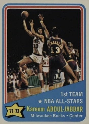 1972 Topps #163 Kareem Abdul-Jabbar Basketball Card