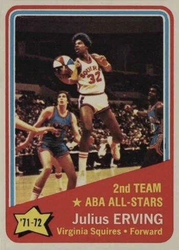 1972 Topps #255 Julius Erving Basketball Card