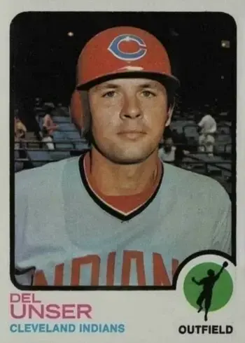 1973 Topps #247 Del Unser Baseball Card