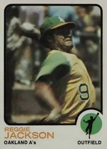 1973 Topps #255 Reggie Jackson Baseball Card