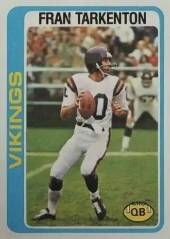1978 Topps #100 Fran Tarkenton Football Card