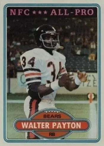1980 Topps #160 Walter Payton Football Card