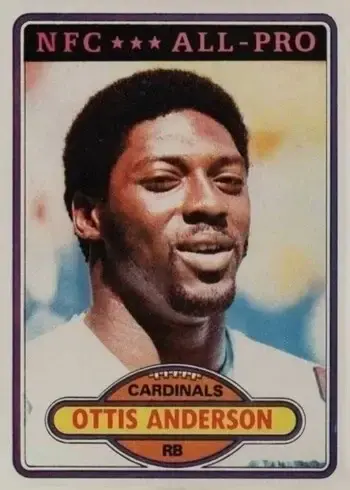 1980 Topps #170 Ottis Anderson Rookie Card