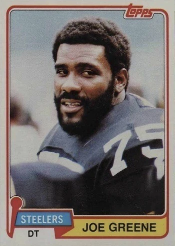 1981 Topps #495 Joe Greene Football Card