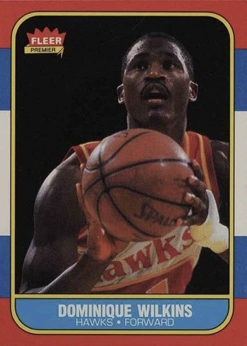 1986 Fleer #121 Dominique Wilkins Rookie Card