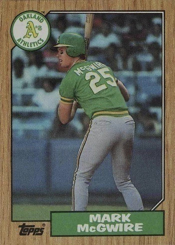1987 Topps #366 Mark McGwire Baseball Card