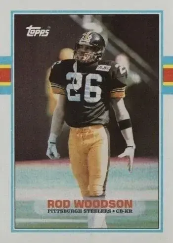 1989 Topps #323 Rod Woodson Rookie Card