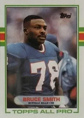 1989 Topps #44 Bruce Smith Football Card