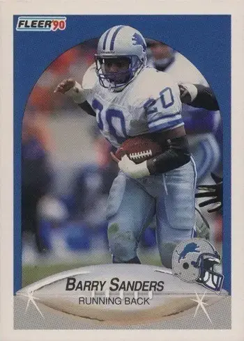 1990 Fleer #284 Barry Sanders Football Card