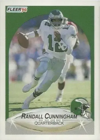 1990 Fleer #82 Randall Cunningham Football Card