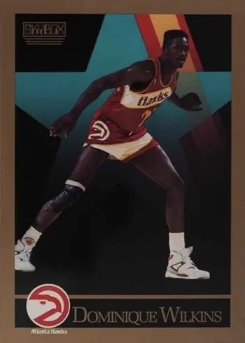 1990 SkyBox #11 Dominique Wilkins Basketball Card