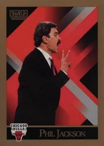 1990 SkyBox #304 Phil Jackson Basketball Card