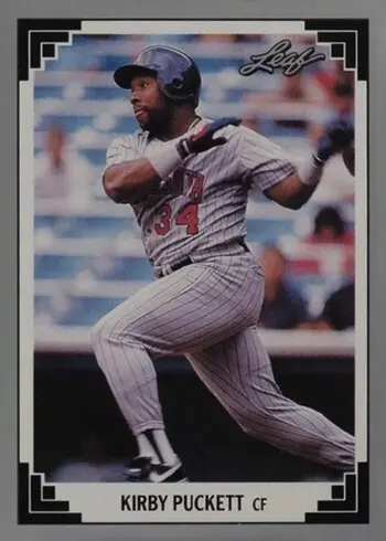 1991 Leaf #208 Kirby Puckett Baseball Card