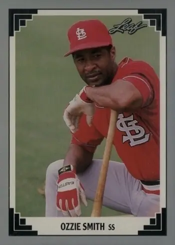 1991 Leaf #80 Ozzie Smith Baseball Card