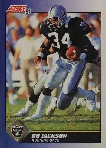 1991 Score #100 Bo Jackson Football Card
