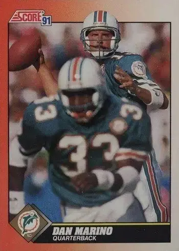 1991 Score #385 Dan Marino Football Card