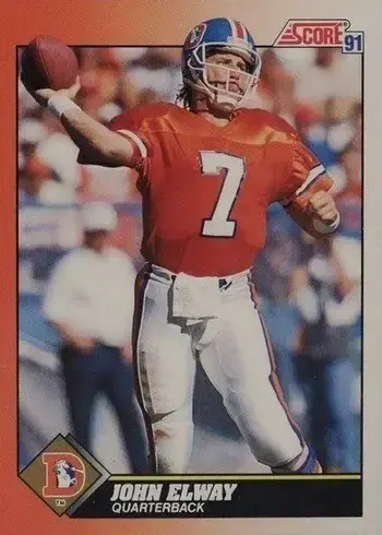 1991 Score #410 John Elway Football Card