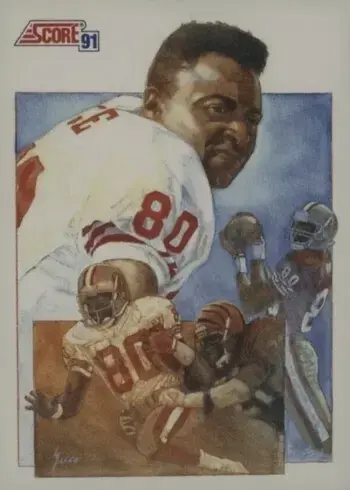 1991 Score #665 Jerry Rice Football Card