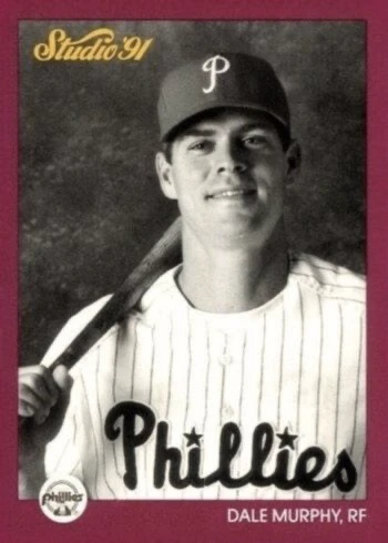 1991 Studio #220 Dale Murphy Baseball Card