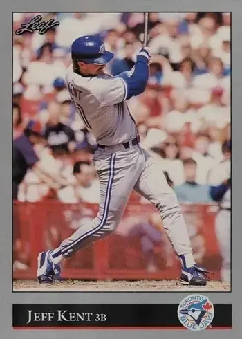 1992 Leaf #445 Jeff Kent Rookie Card