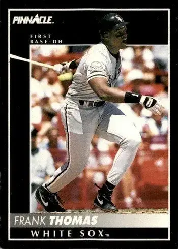 1992 Pinnacle #1 Frank Thomas Baseball Card