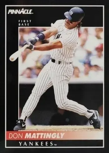 1992 Pinnacle #23 Don Mattingly Baseball Card