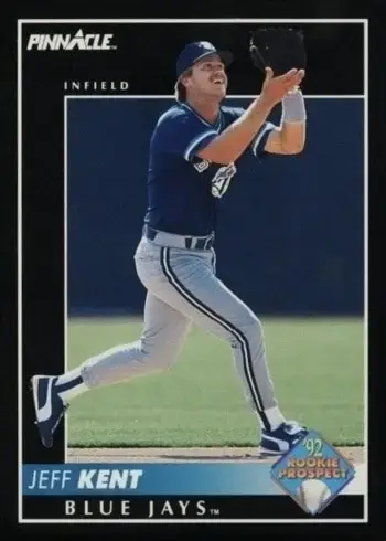 1992 Pinnacle #522 Jeff Kent Rookie Card