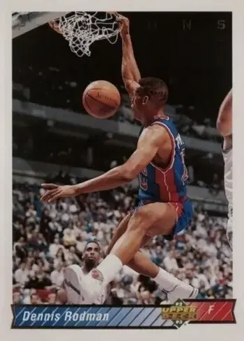 1992 Upper Deck #242 Dennis Rodman Basketball Card