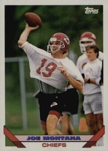 1993 Topps #200 Joe Montana Football Card